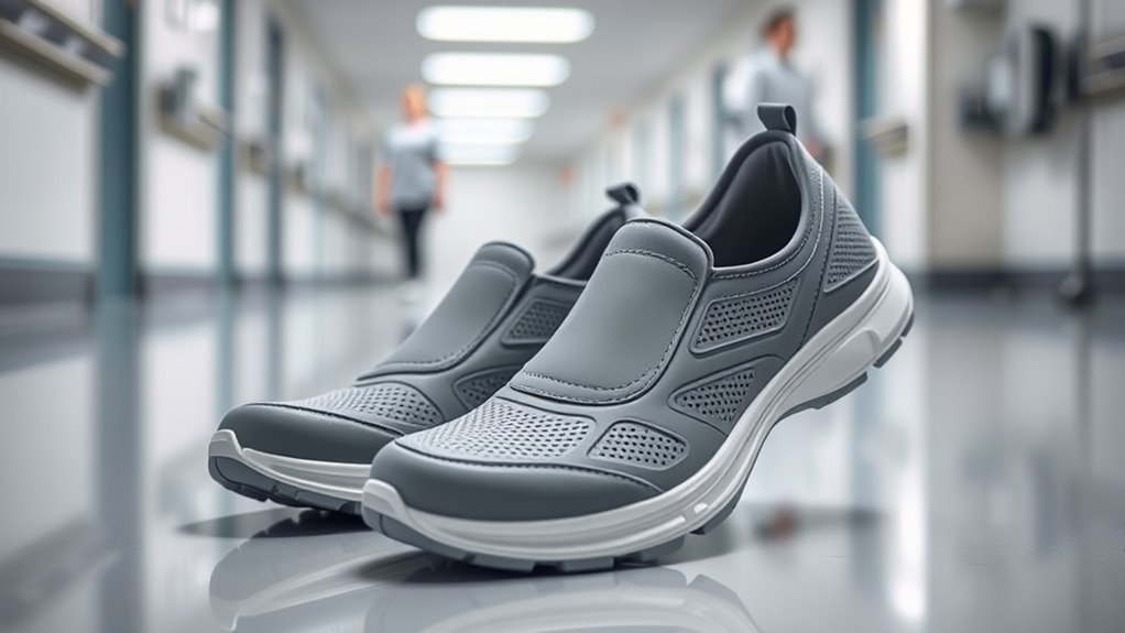 comfortable slip resistant nursing shoes