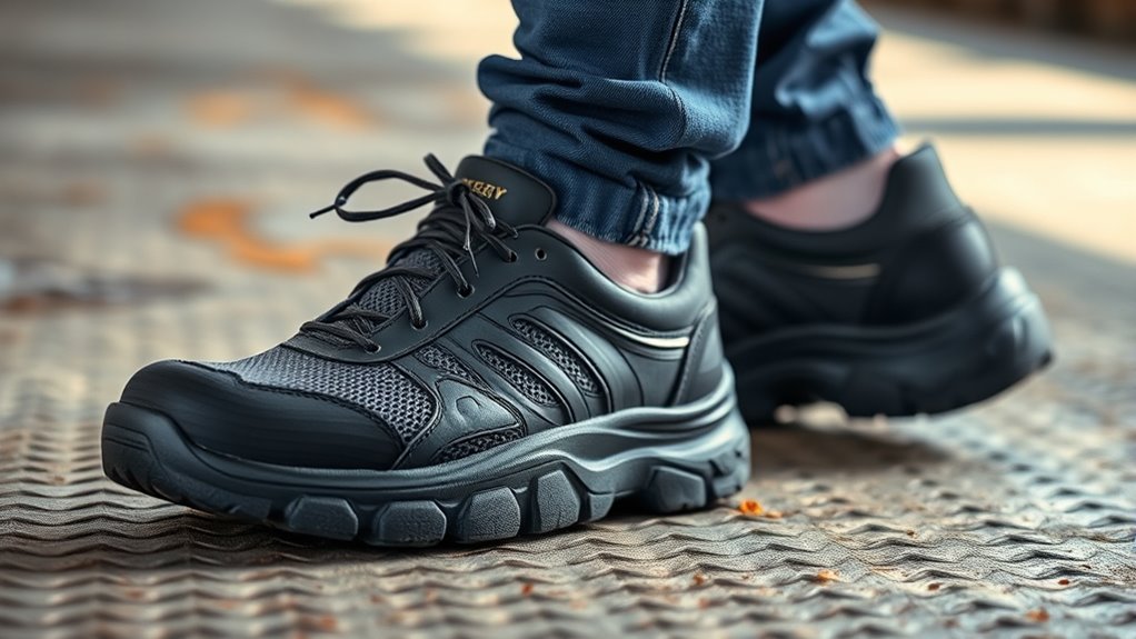 comfortable supportive slip resistant footwear