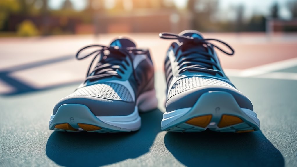 court specific supportive comfortable footwear