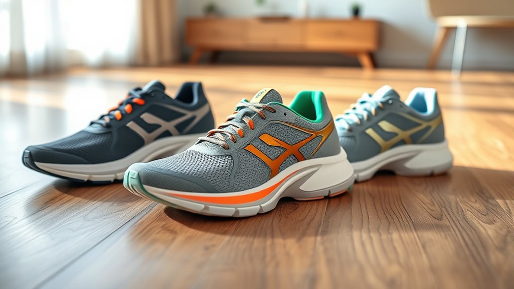 cushioned flexible supination shoes