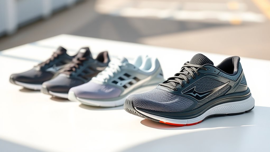 cushioning flexibility fit comparison