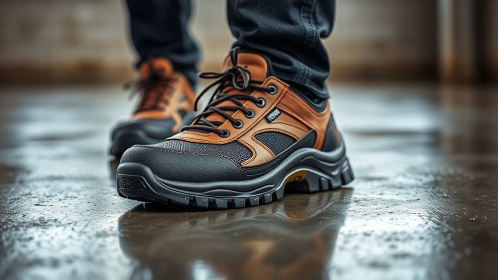 durable safe slip resistant footwear