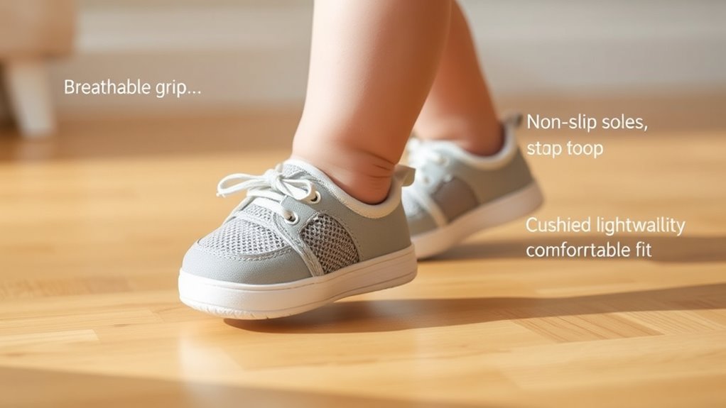 flexible well fitting baby shoes