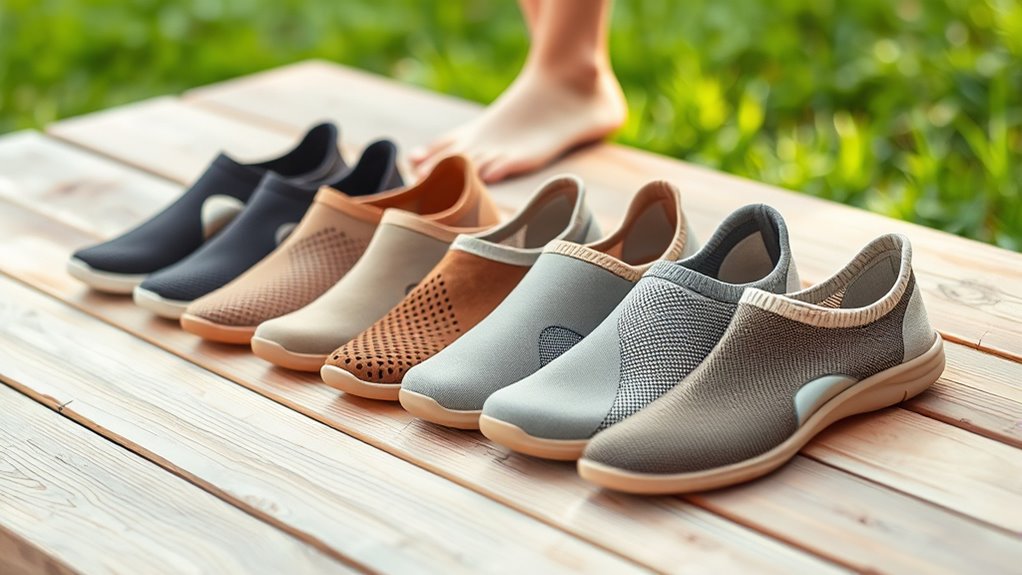 natural flexible well fitting footwear