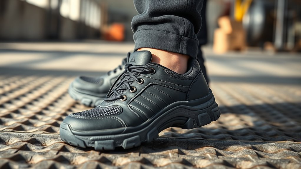slip resistant comfortable safe footwear
