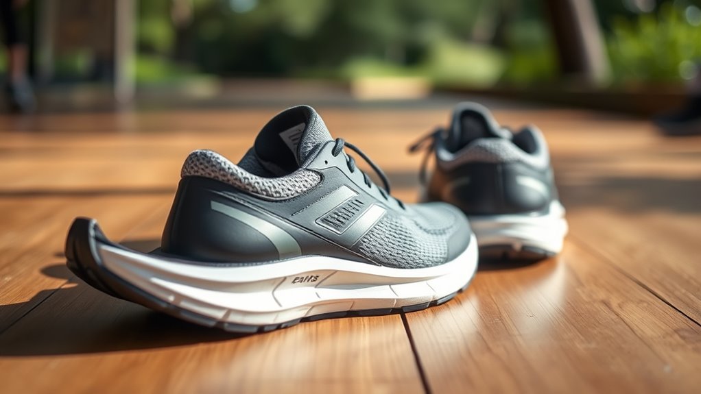 supportive cushioned flexible footwear