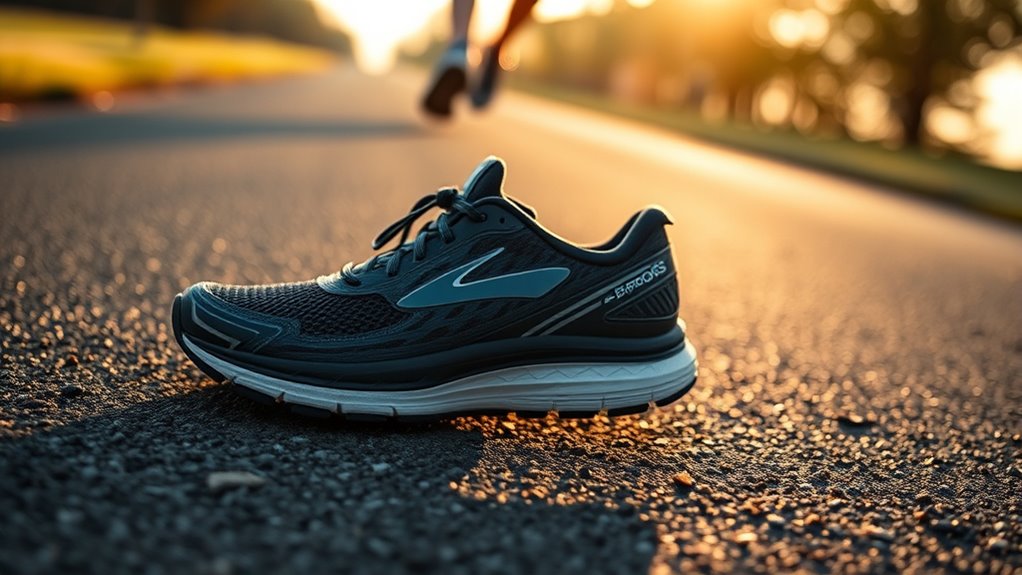 supportive cushioned stability shoe