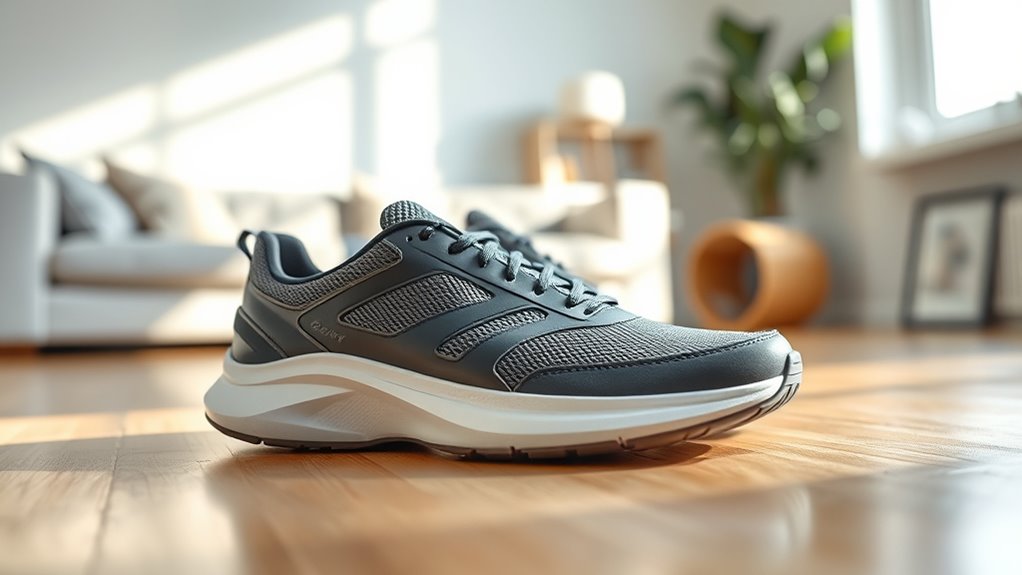 supportive cushioned stable footwear