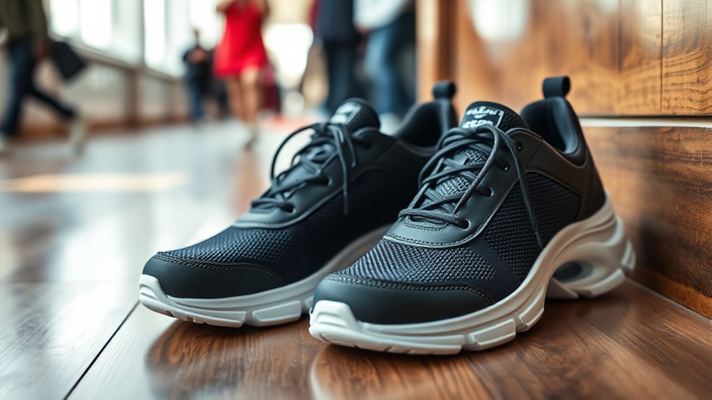 supportive stable breathable footwear