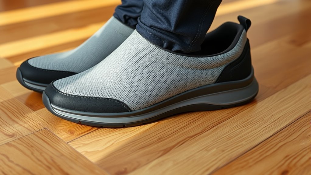 supportive stable well cushioned footwear