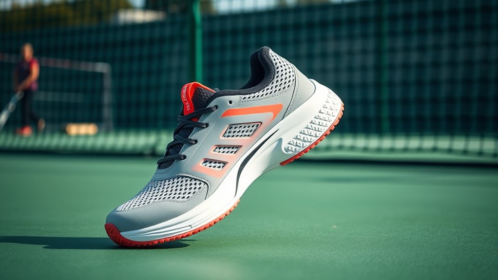 wide supportive flexible tennis
